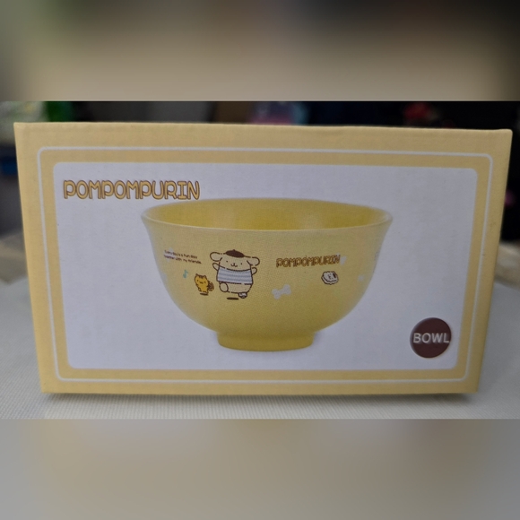 Sanrio Licensed PomPomPurin Ceramic Bowl - Picture 10 of 12